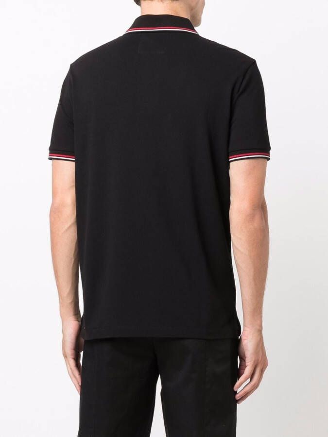 Emporio Armani Poloshirt met logoprint Zwart