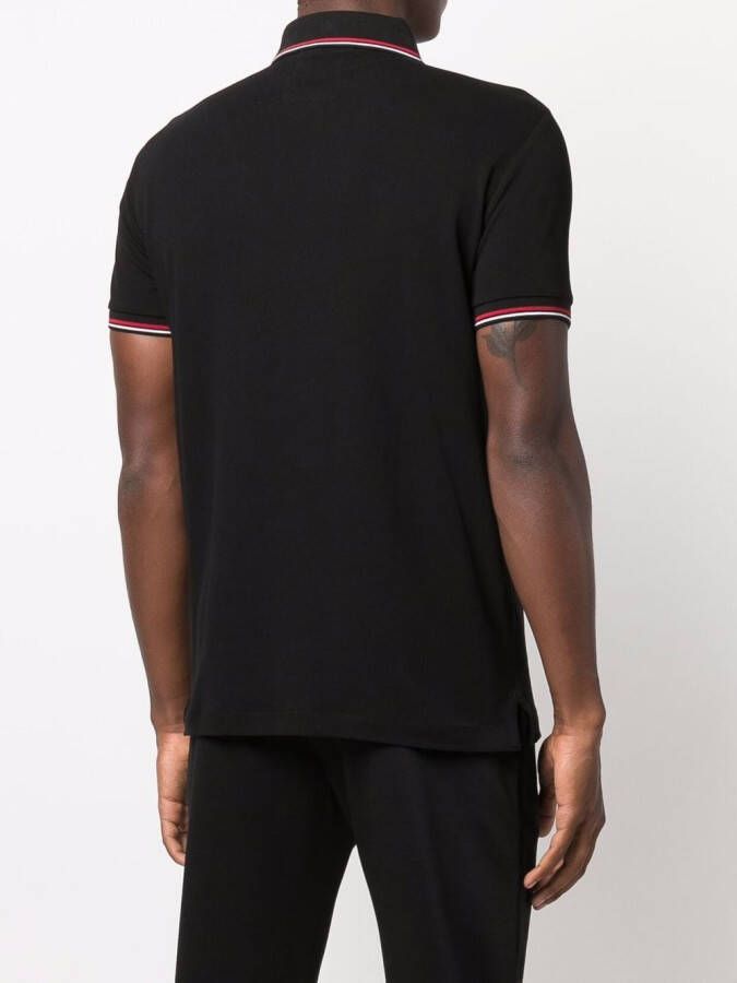 Emporio Armani Poloshirt met logoprint Zwart
