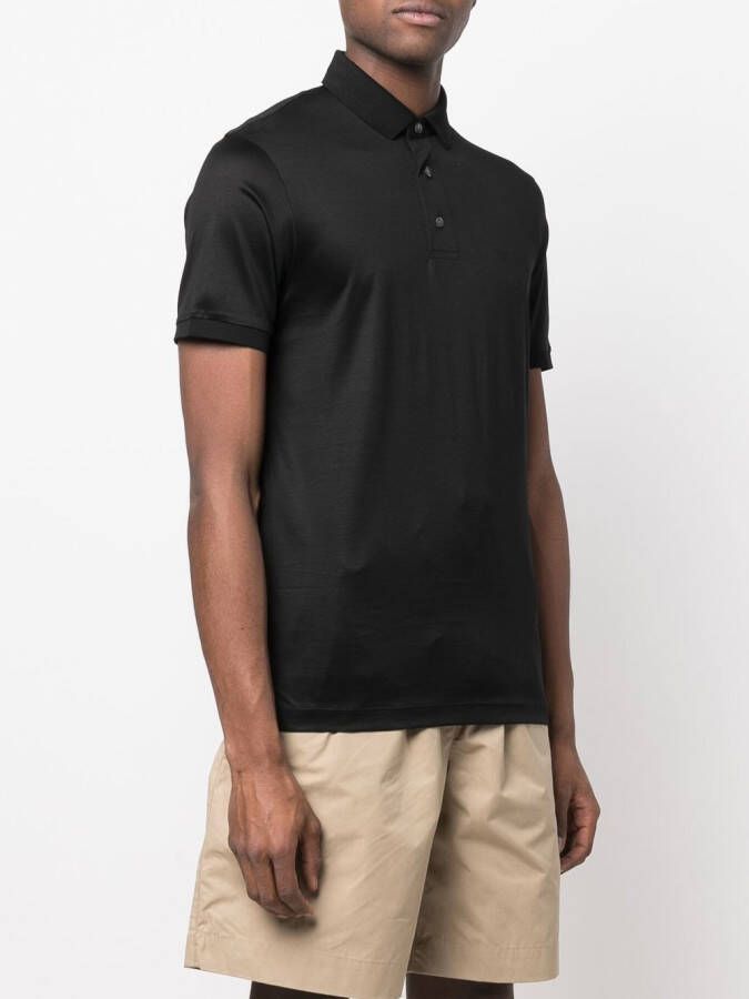 Emporio Armani Poloshirt met logoprint Zwart