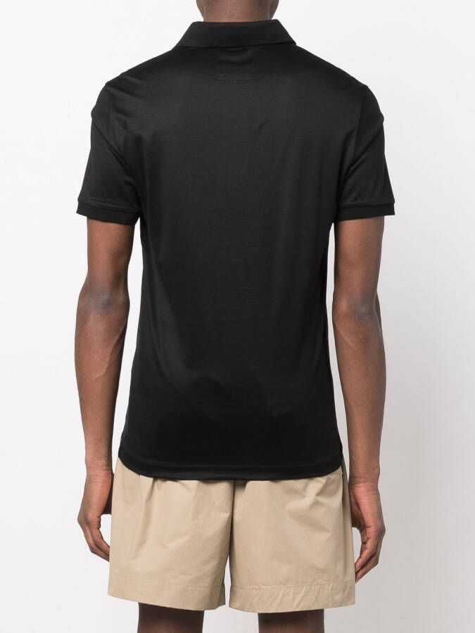 Emporio Armani Poloshirt met logoprint Zwart