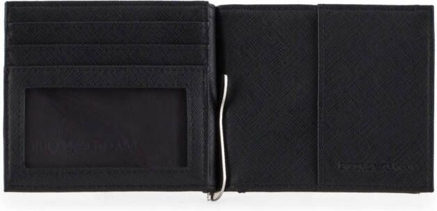 Emporio Armani Portemonnee met logoplakkaat Zwart