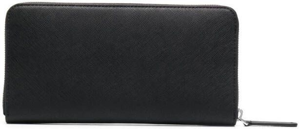Emporio Armani Portemonnee met logoplakkaat Zwart