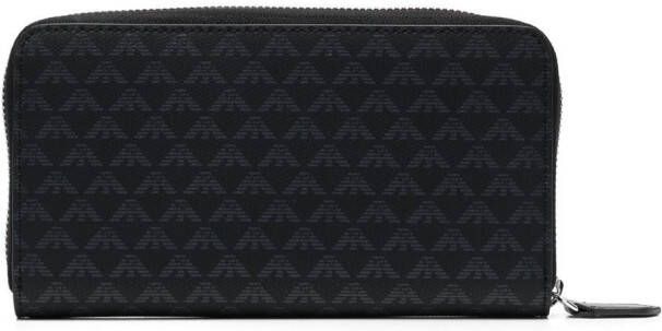 Emporio Armani Portemonnee met logoprint Zwart