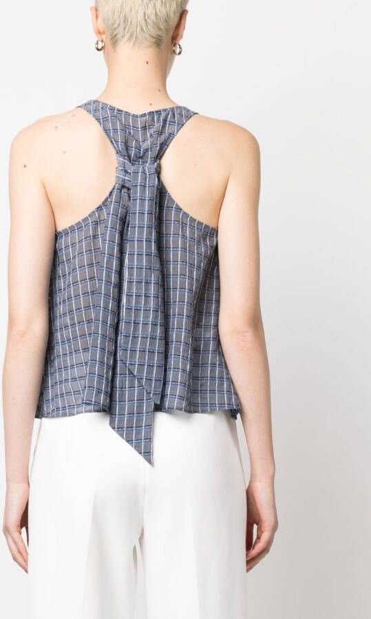 Emporio Armani Tanktop met racerback Grijs
