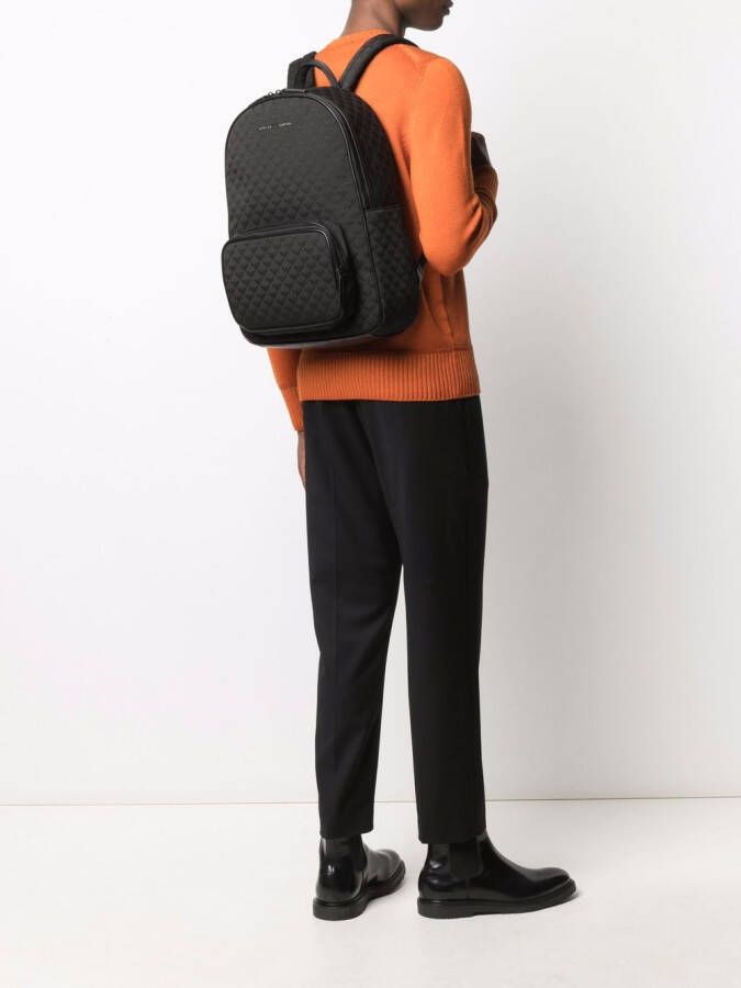 Emporio Armani Rugzak met jacquard logo Zwart