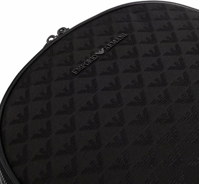 Emporio Armani Rugzak met jacquard logo Zwart