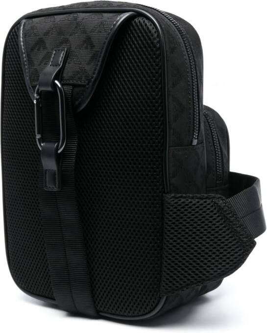 Emporio Armani Rugzak met monogram jacquard Zwart
