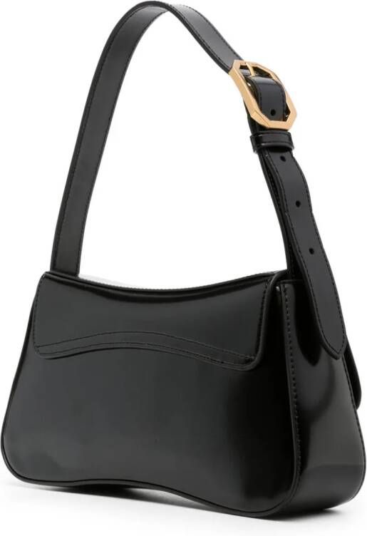 Emporio Armani Schoudertas met gesp Zwart