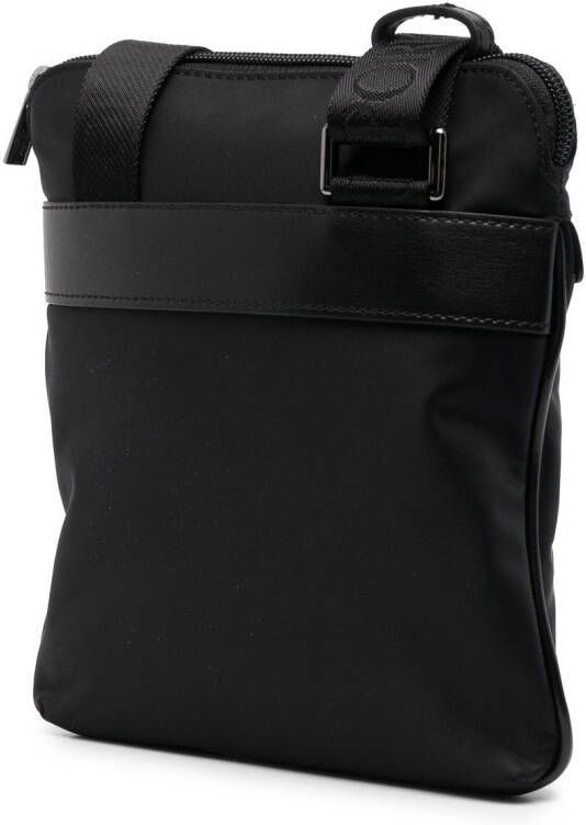 Emporio Armani Flat crossbodytas Zwart
