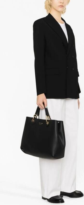 Emporio Armani Shopper met logo-reliëf Zwart