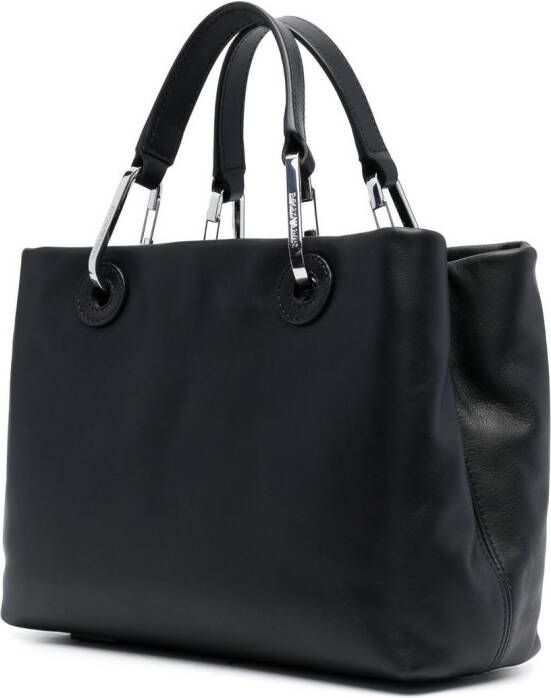 Emporio Armani Shopper met logoplakkaat Zwart