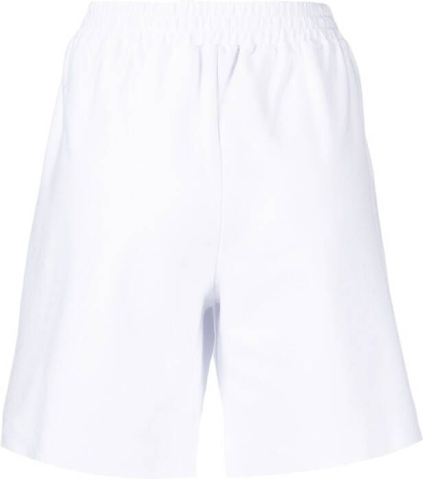 Emporio Armani Shorts met geborduurd logo Wit