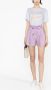 Emporio Armani Shorts met paperbag taille Paars - Thumbnail 2