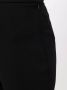 Emporio Armani High waist broek met wijde pijpen Zwart - Thumbnail 5