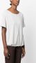 Emporio Armani T-shirt met strikdetail Grijs - Thumbnail 3