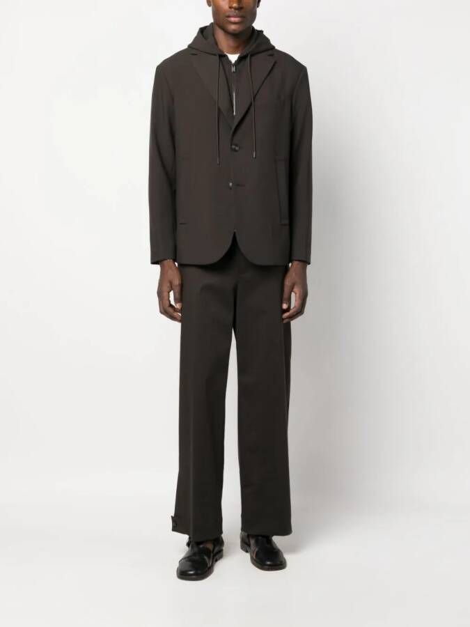 Emporio Armani Blazer met enkele rij knopen Groen