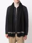 Emporio Armani Sjaal met logo intarsia Zwart - Thumbnail 2