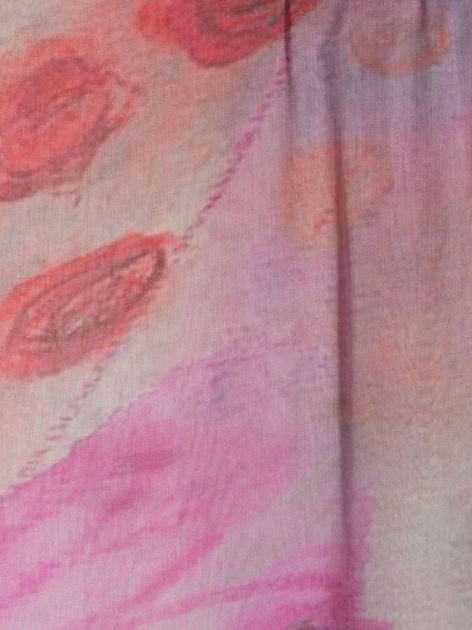 Emporio Armani Sjaal met print Roze