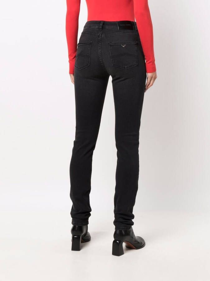 Emporio Armani Skinny broek Zwart
