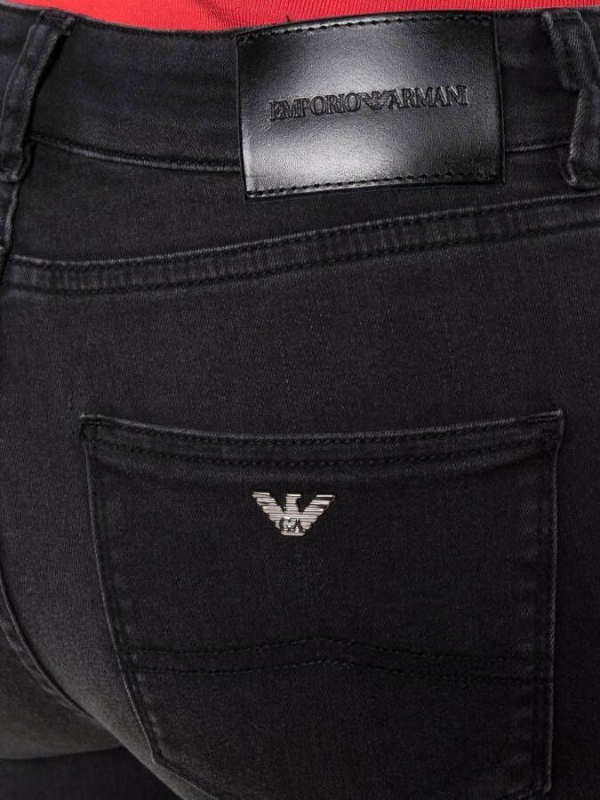 Emporio Armani Skinny broek Zwart