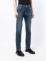 Emporio Armani J45 straight twill jeans Blauw - Thumbnail 3
