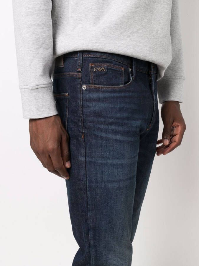 Emporio Armani Straight jeans Blauw