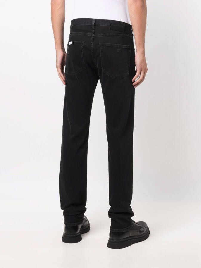 Emporio Armani Straight jeans Zwart