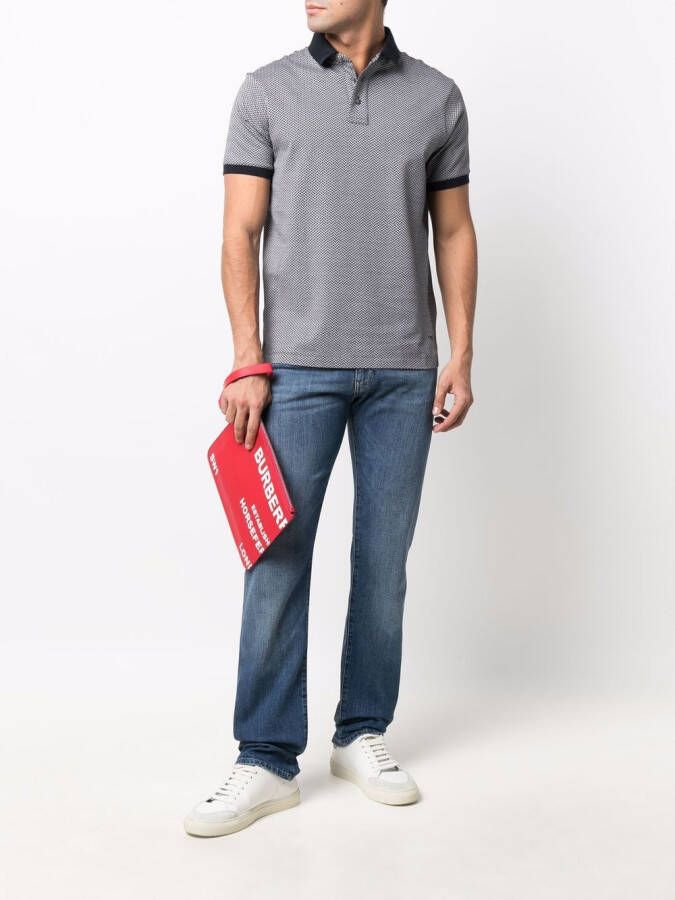 Emporio Armani J45 straight jeans Blauw