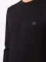 Emporio Armani Sweater met logopatch Zwart - Thumbnail 5