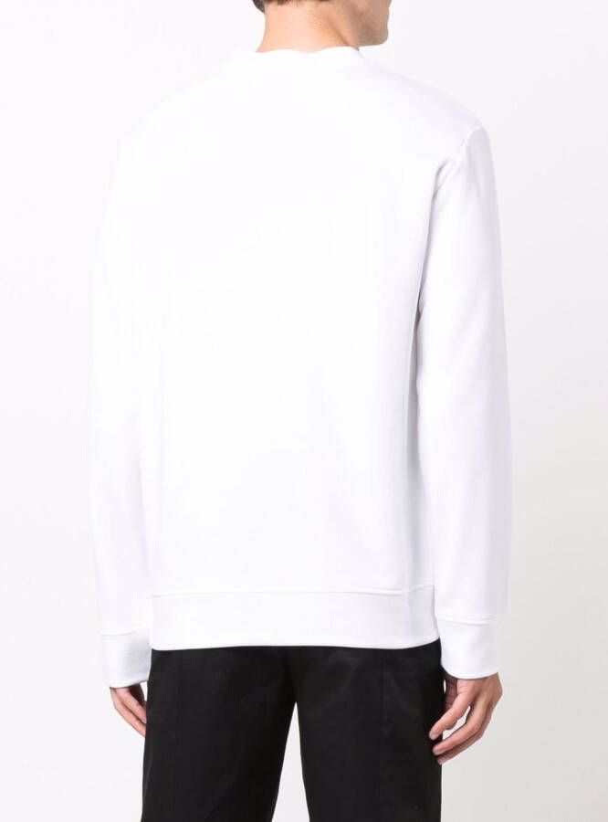 Emporio Armani Sweater met logoprint Wit