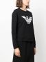 Emporio Armani Sweater met logoprint Zwart - Thumbnail 3