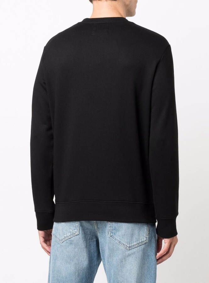 Emporio Armani Sweater met logoprint Zwart