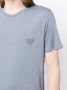 Emporio Armani T-shirt met logo-reliëf Blauw - Thumbnail 5