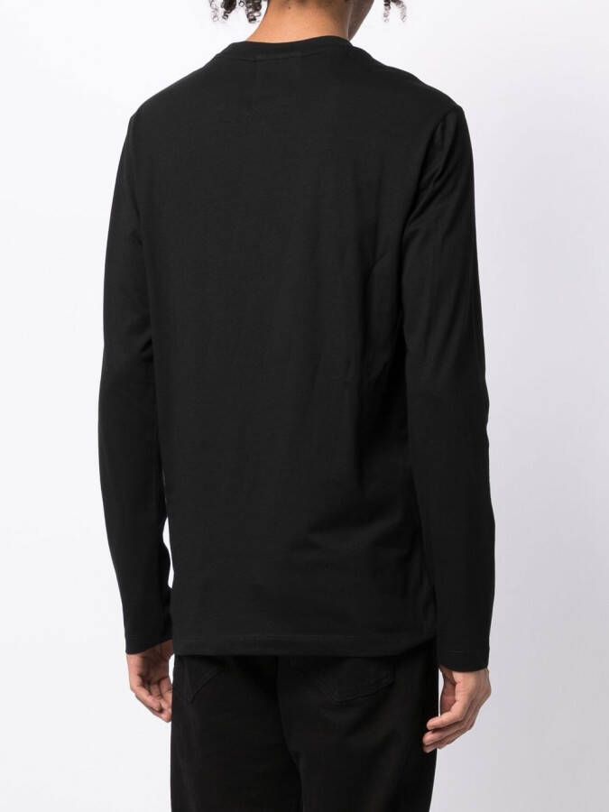 Emporio Armani T-shirt met logo Zwart