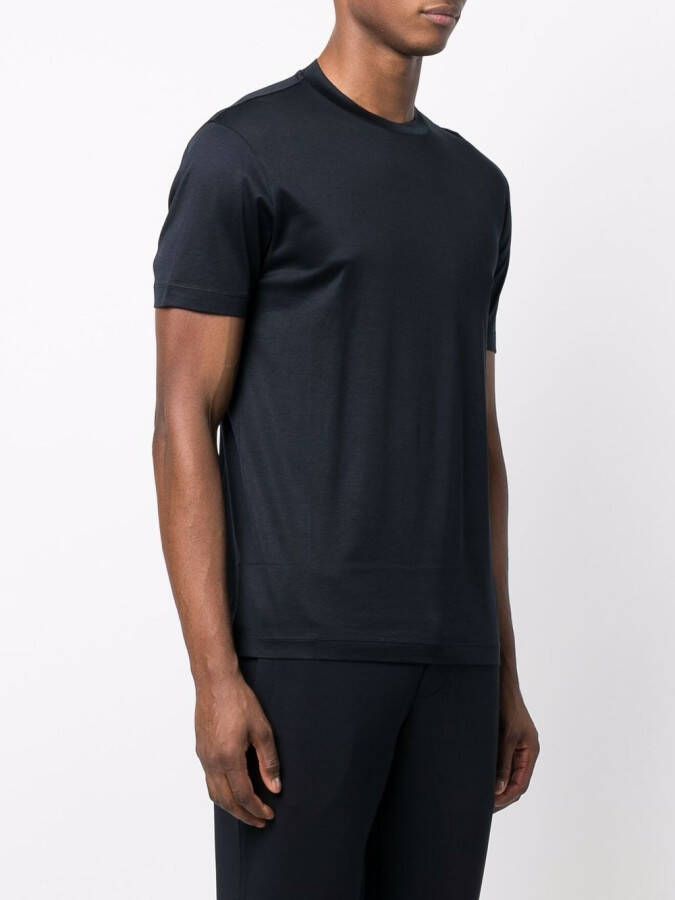 Emporio Armani T-shirt met logopatch Blauw