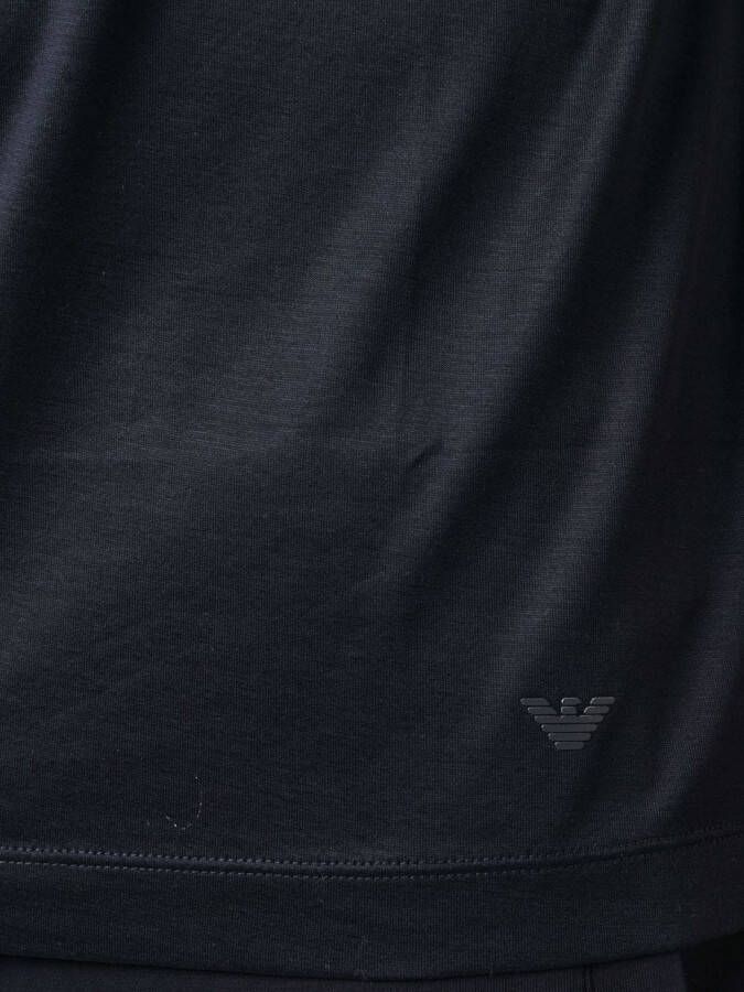 Emporio Armani T-shirt met logopatch Blauw