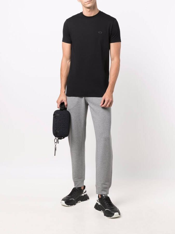 Emporio Armani T-shirt met logopatch Zwart