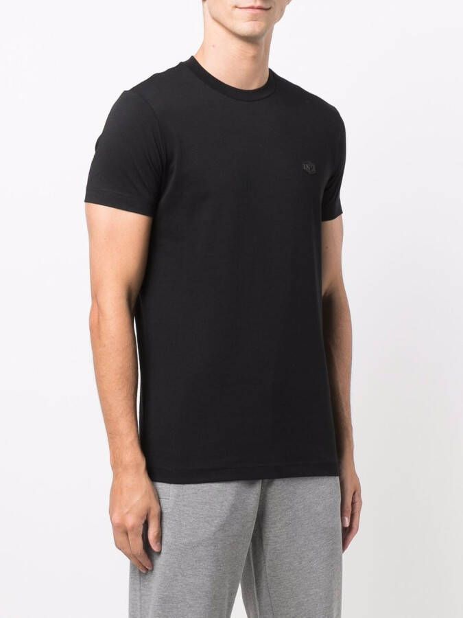 Emporio Armani T-shirt met logopatch Zwart