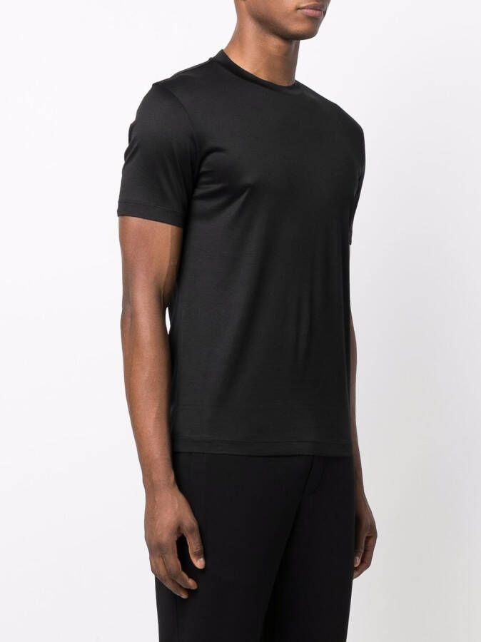 Emporio Armani T-shirt met logopatch Zwart