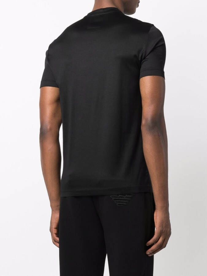 Emporio Armani T-shirt met logopatch Zwart