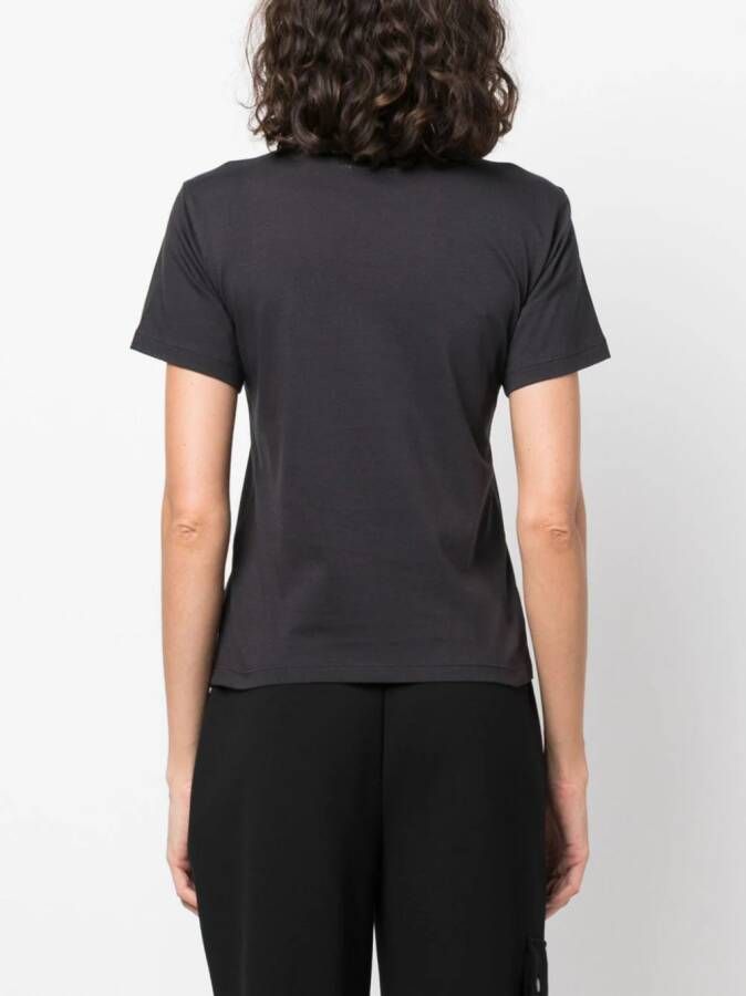 Emporio Armani T-shirt met logoprint Blauw