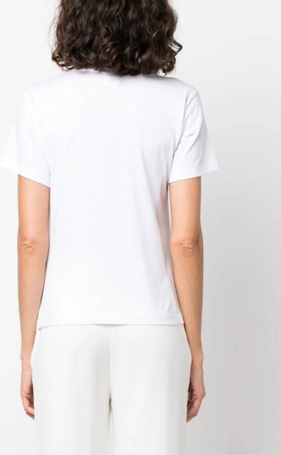 Emporio Armani T-shirt met logoprint Wit