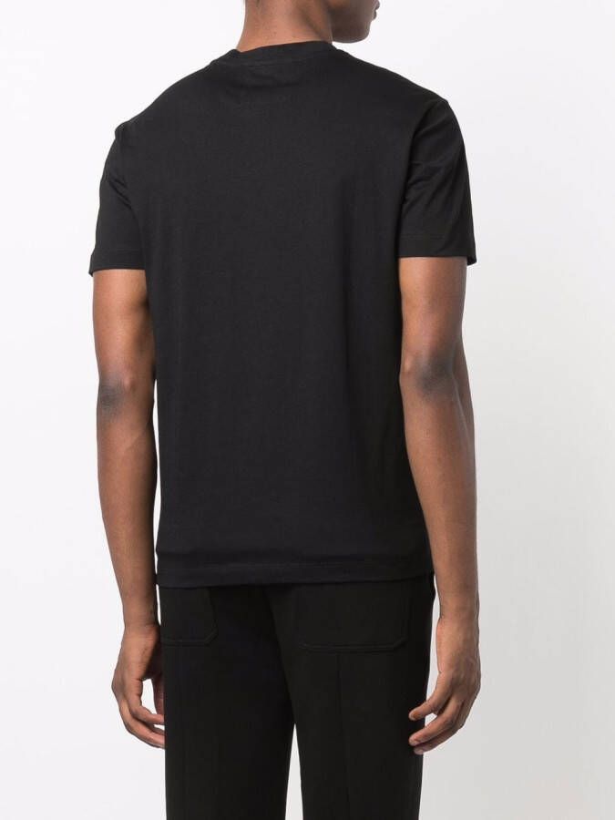 Emporio Armani T-shirt met logoprint Zwart