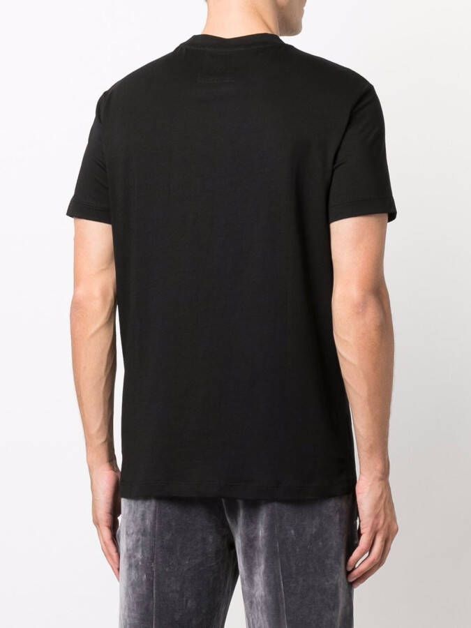 Emporio Armani T-shirt met logoprint Zwart