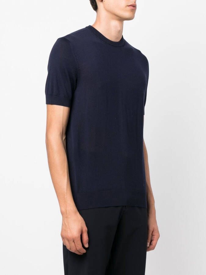 Emporio Armani T-shirt met ronde hals Blauw