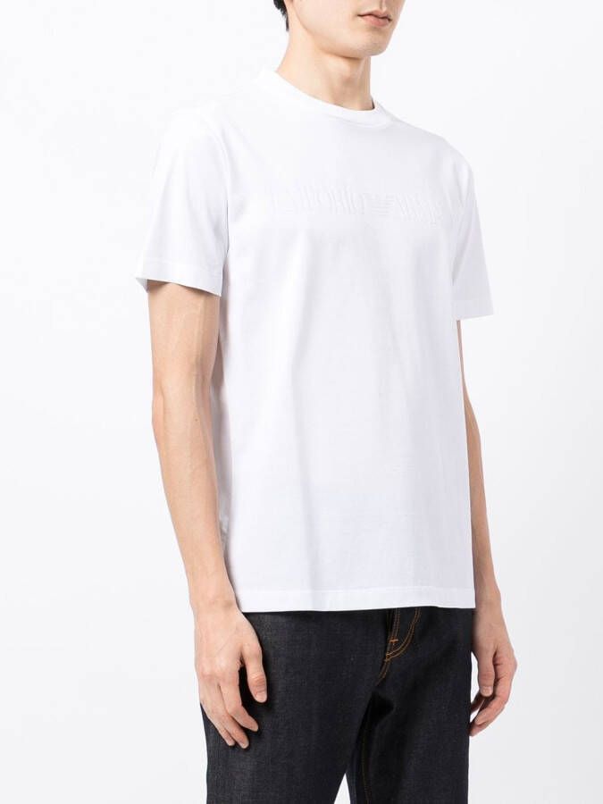 Emporio Armani T-shirt met ronde hals Wit