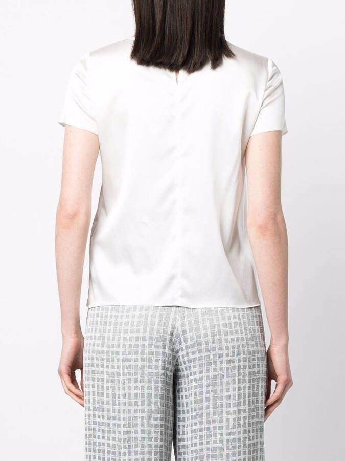 Emporio Armani T-shirt met ronde hals Wit