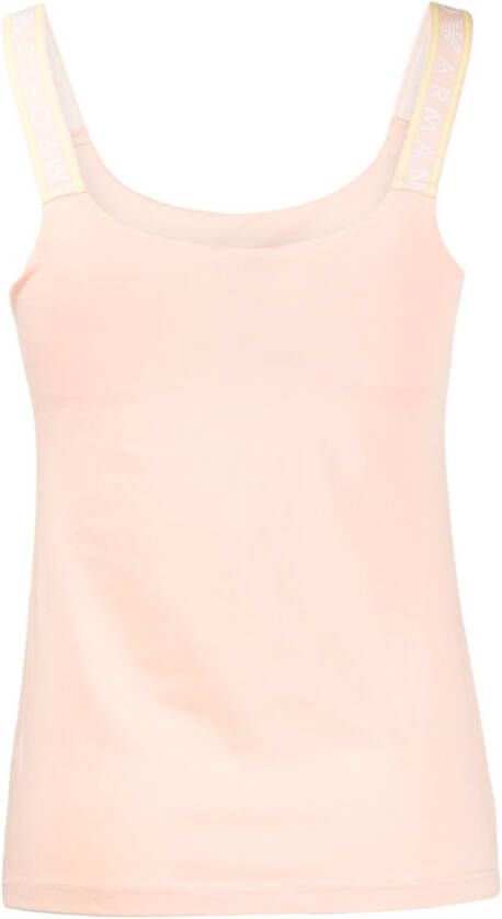 Emporio Armani Tanktop met logoprint Roze