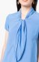 Emporio Armani T-shirt met gestrikte hals Blauw - Thumbnail 5