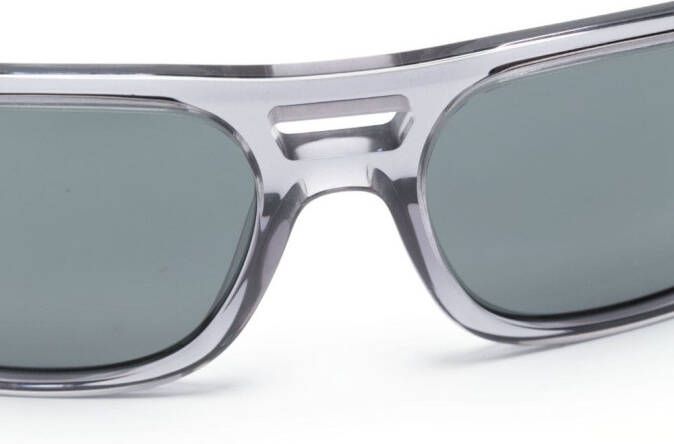 Emporio Armani Zonnebril met vierkant montuur 5029 87 GREY